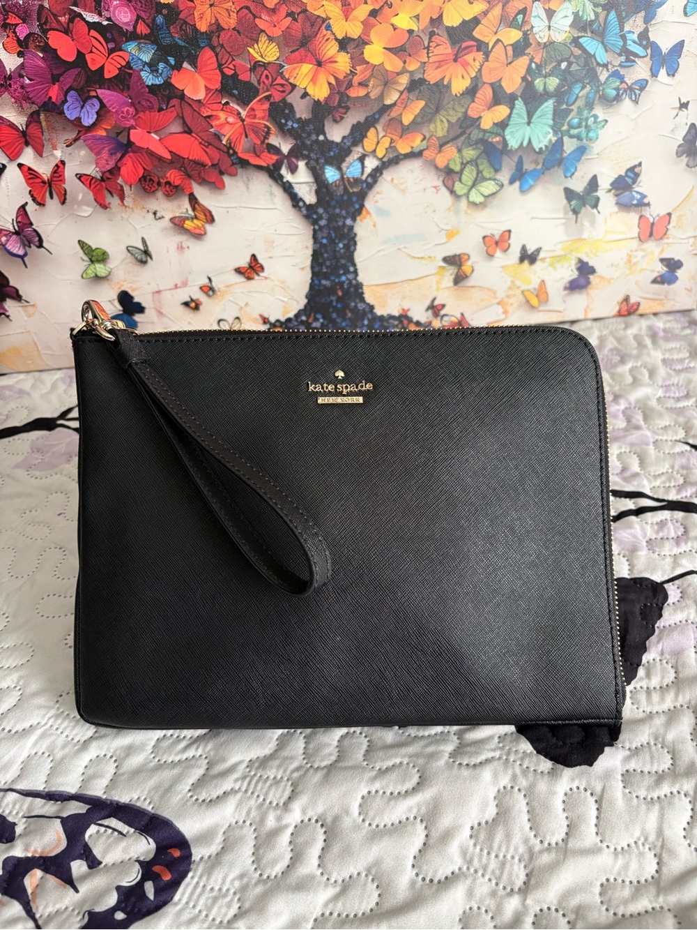 Kate Spade “ just charge it” wristlet